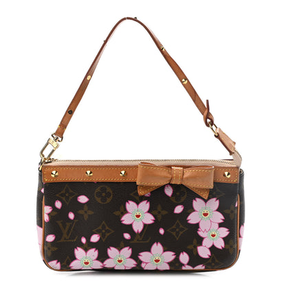 Louis Vuitton Monogram Cherry Blossom Pochette Accessories Brown 1 of 12