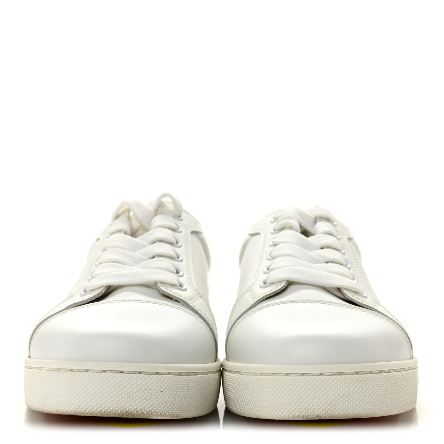 Christian Louboutin Calfskin Vieira Flat Sneakers 37 White 3 of 12