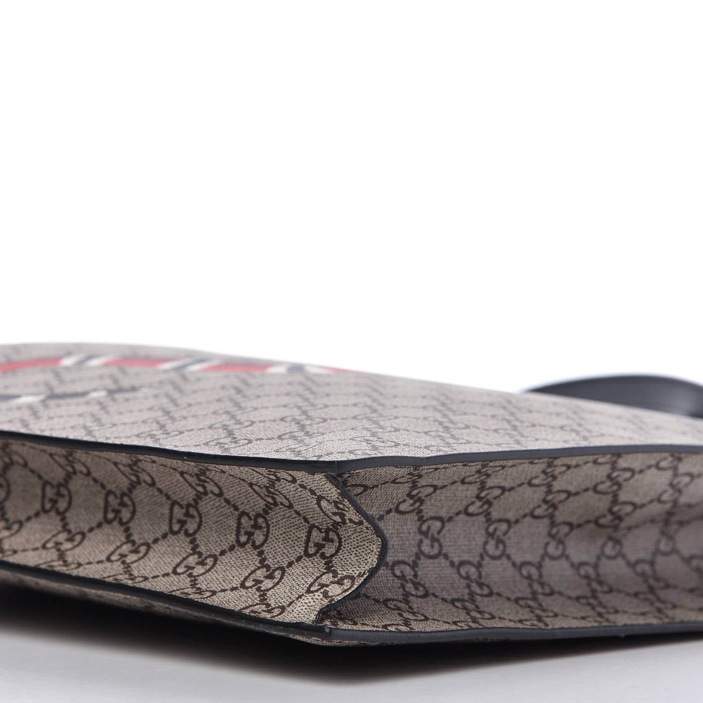 Soft GG Supreme Monogram Kingsnake Vertical Tote Black