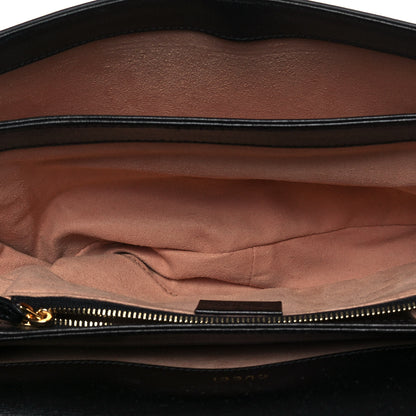 Gucci Azalea Calfskin Horsebit 1955 Shoulder Bag Black 5 of 12