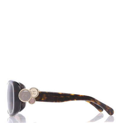 Chanel Tortoise Shell Bouton Sunglasses 5191 2 of 8
