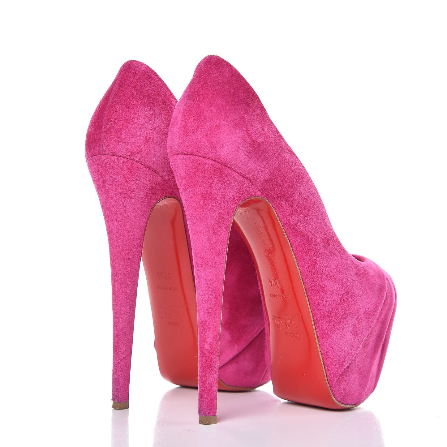 Suede Drapesse 160 Pumps 38.5 Grenadine