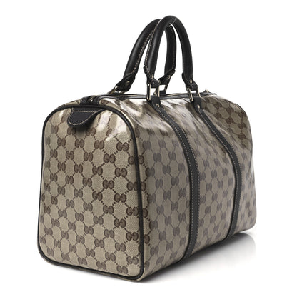 Gucci Crystal Monogram Medium Joy Boston Dark Brown 3 of 10