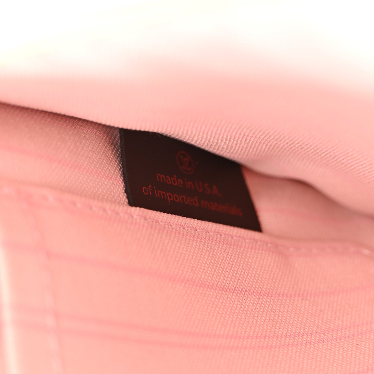 Damier Ebene Neverfull MM GM Pochette Rose Ballerine