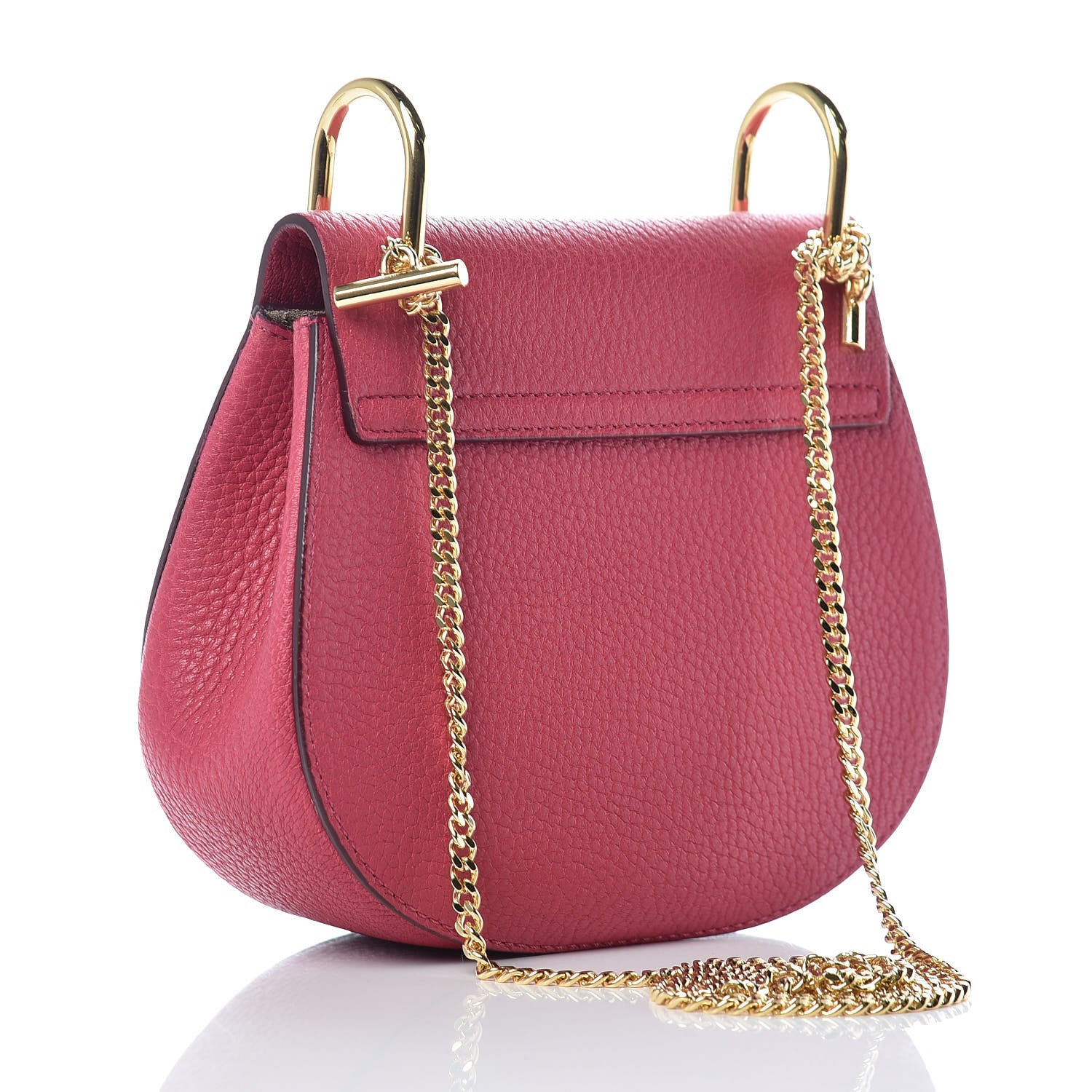 Chloe Grained Lambskin Mini Drew Shoulder Bag Dreamy Pink 3 of 10