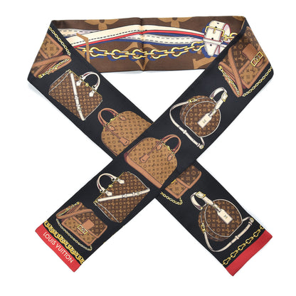Louis Vuitton Silk Monogram Tribute To Bandeau Brown 1 of 4