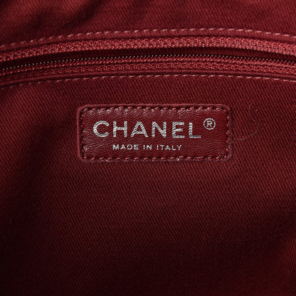 Chanel Caviar Quilted Shopping Tote Burgundy 7 of 11