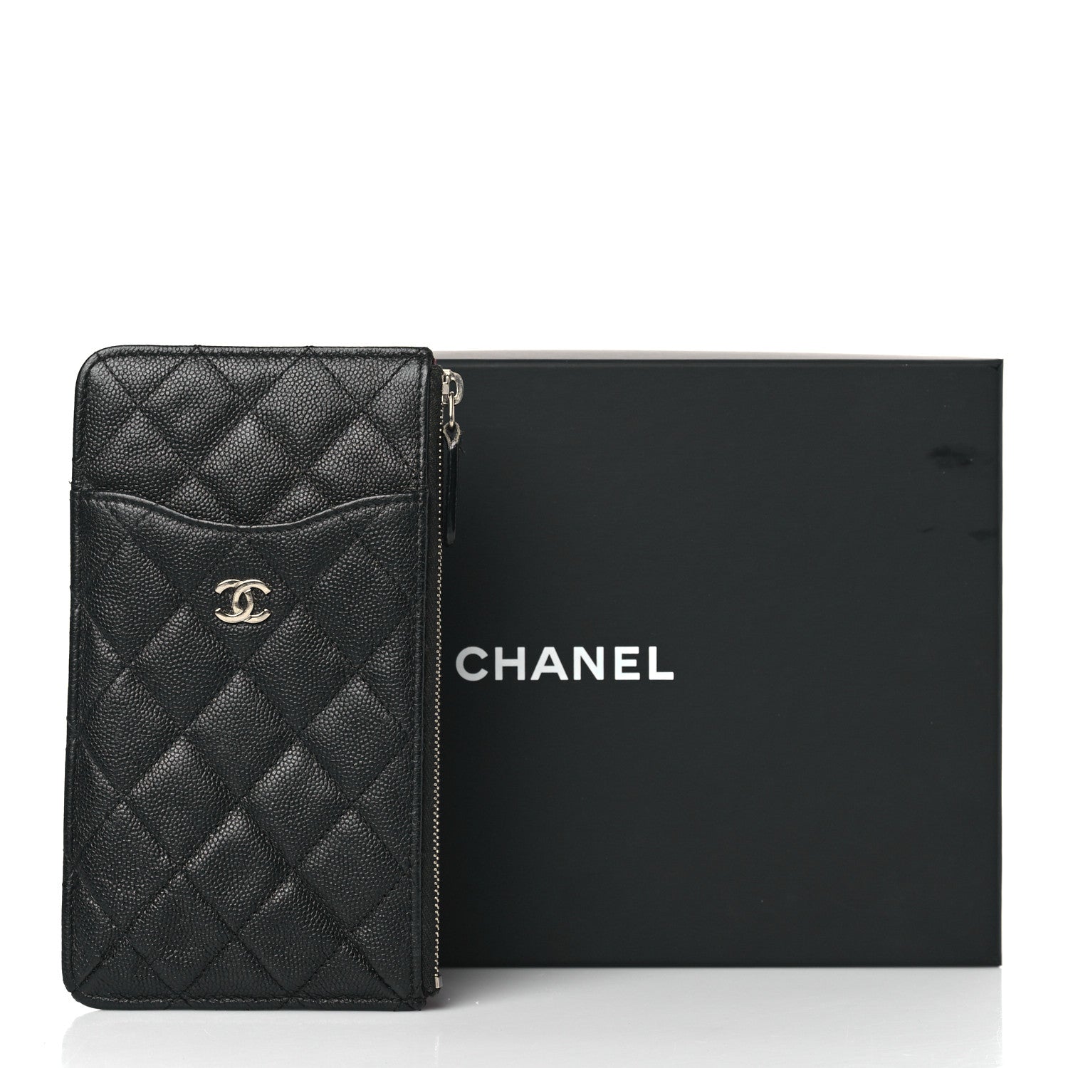 Chanel Caviar Quilted Classic iPhone Pouch Black 8 of 8