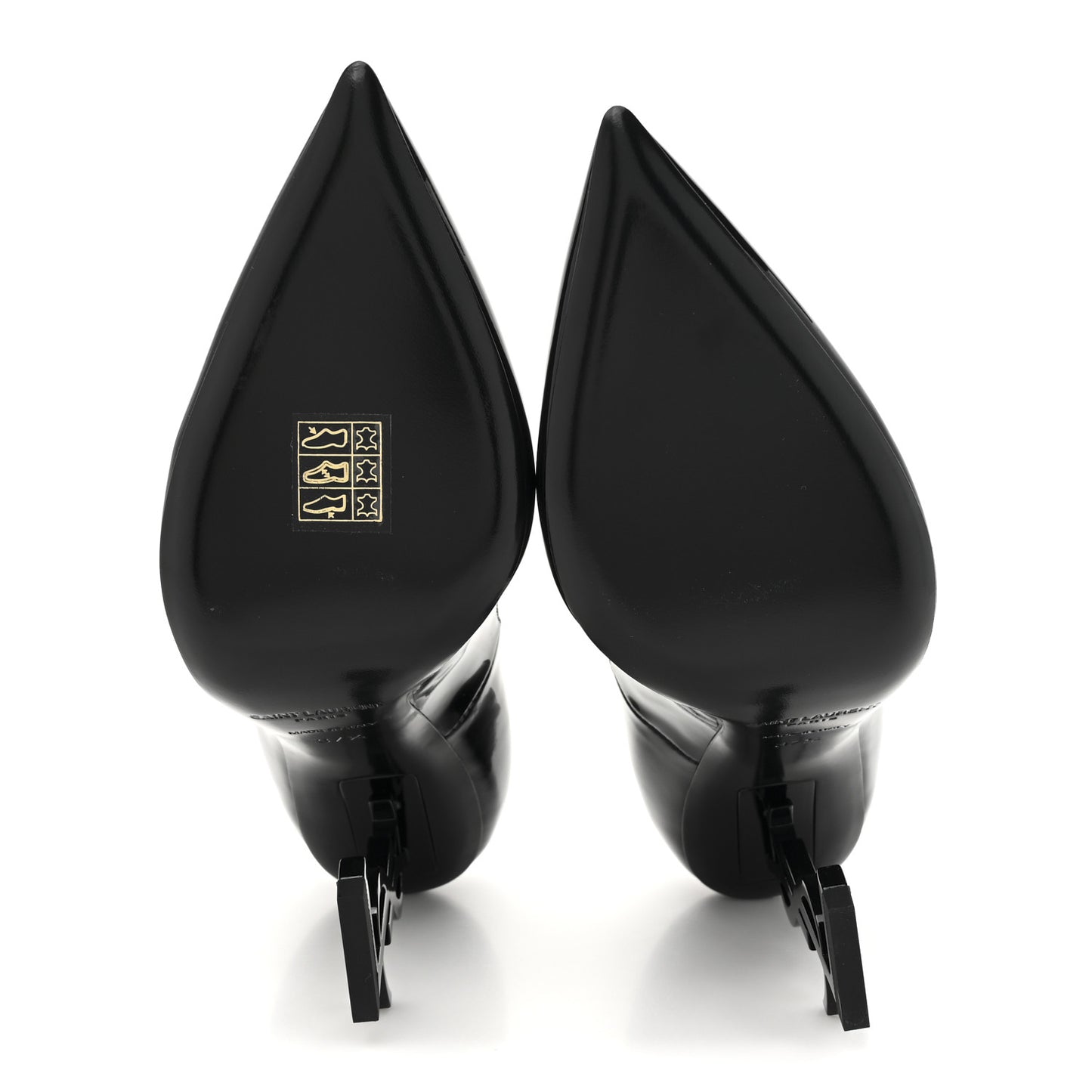 Patent Calfskin Opyum 110 Pumps 37.5 Black