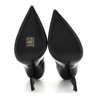 Saint Laurent Patent Calfskin Opyum 110 Pumps 37.5 Black 6 of 11