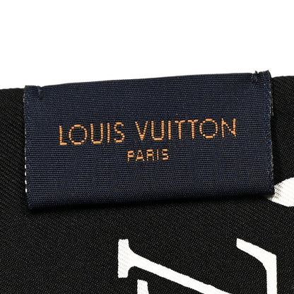 Louis Vuitton Silk Monogram Confidential Bandeau Black 3 of 3