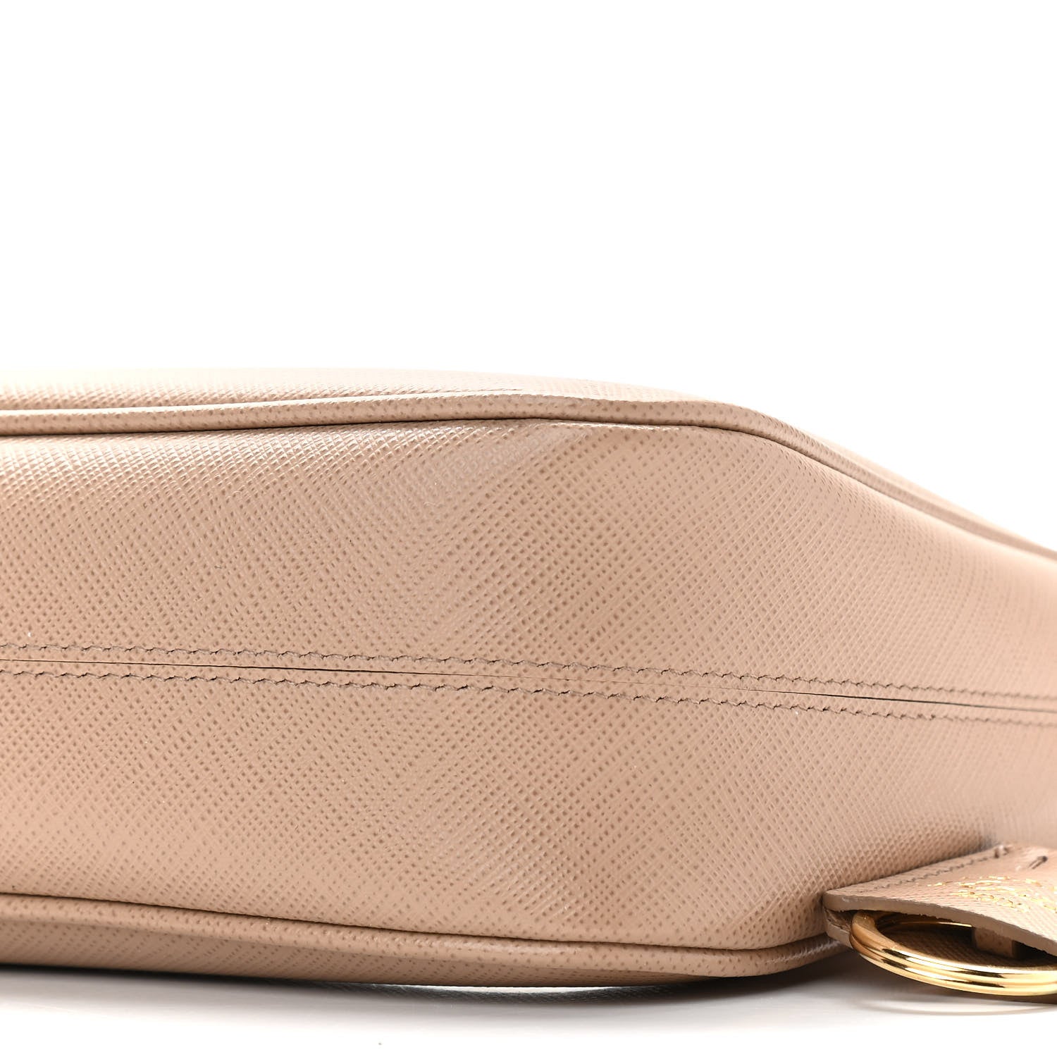 Prada Saffiano Re-Edition 2005 Shoulder Bag Cammeo Beige 9 of 10