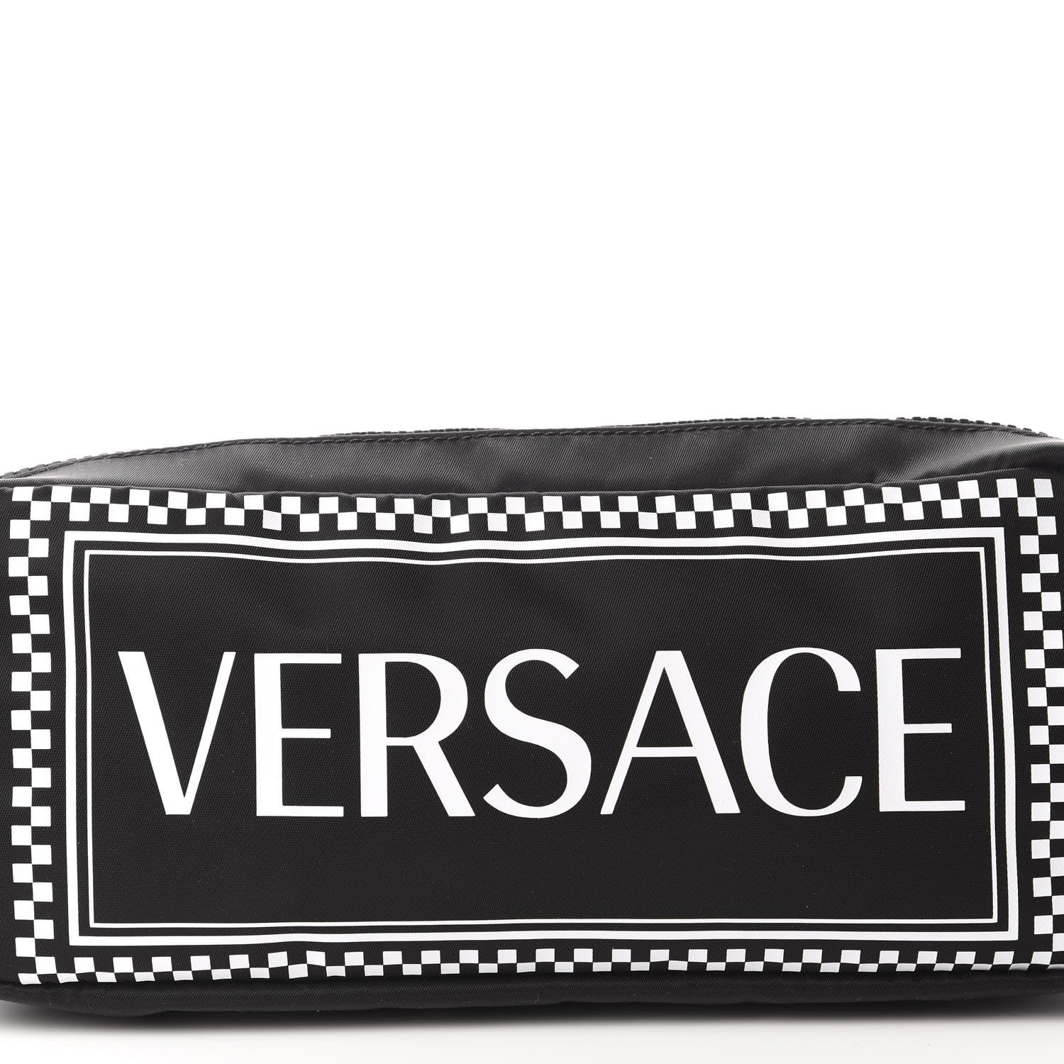 Versace Nylon Logo Two Tone Belt Bag Black 10 of 10