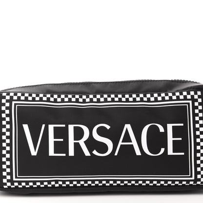 Versace Nylon Logo Two Tone Belt Bag Black 10 of 10