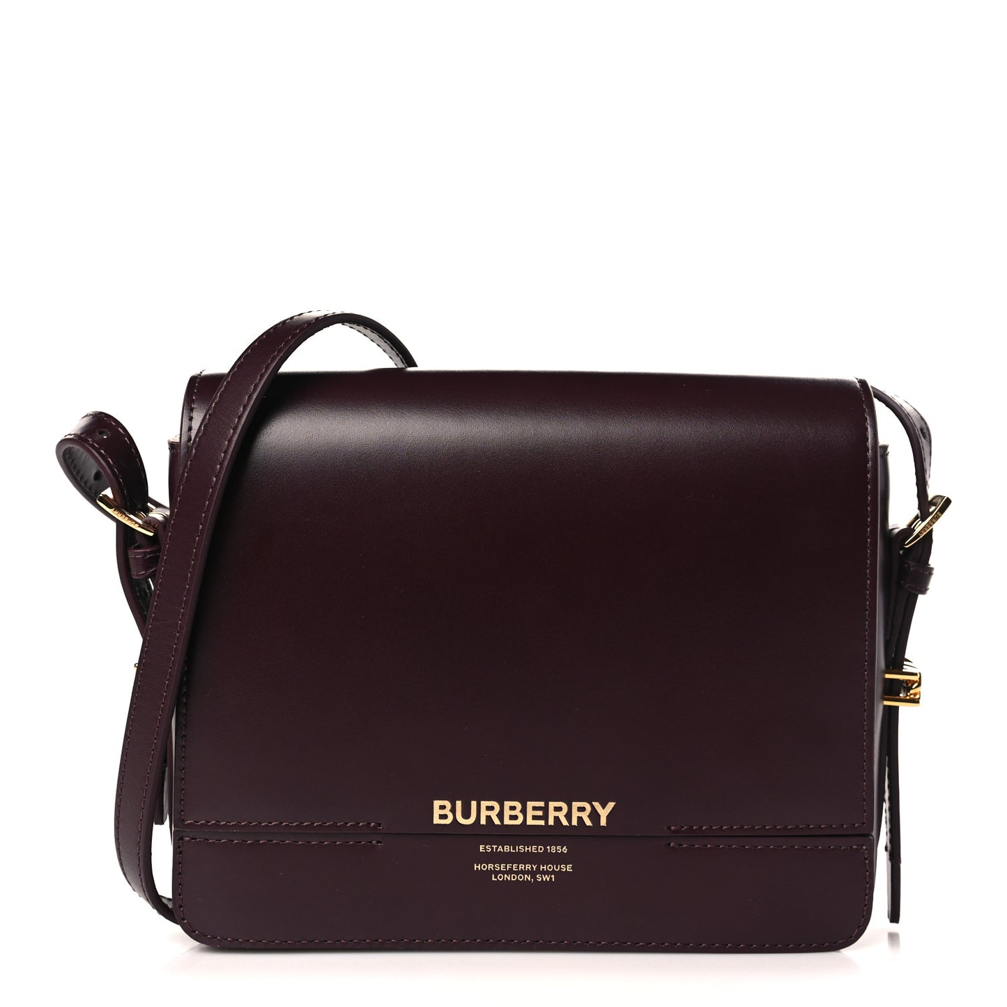Smooth Calfskin Small Grace Bag Oxblood