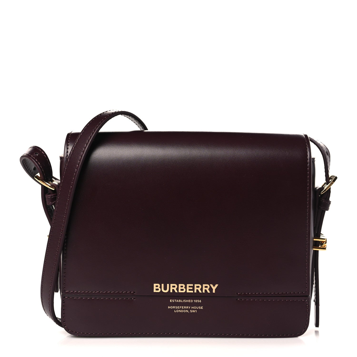 Burberry Smooth Calfskin Small Grace Bag Oxblood 1 of 8