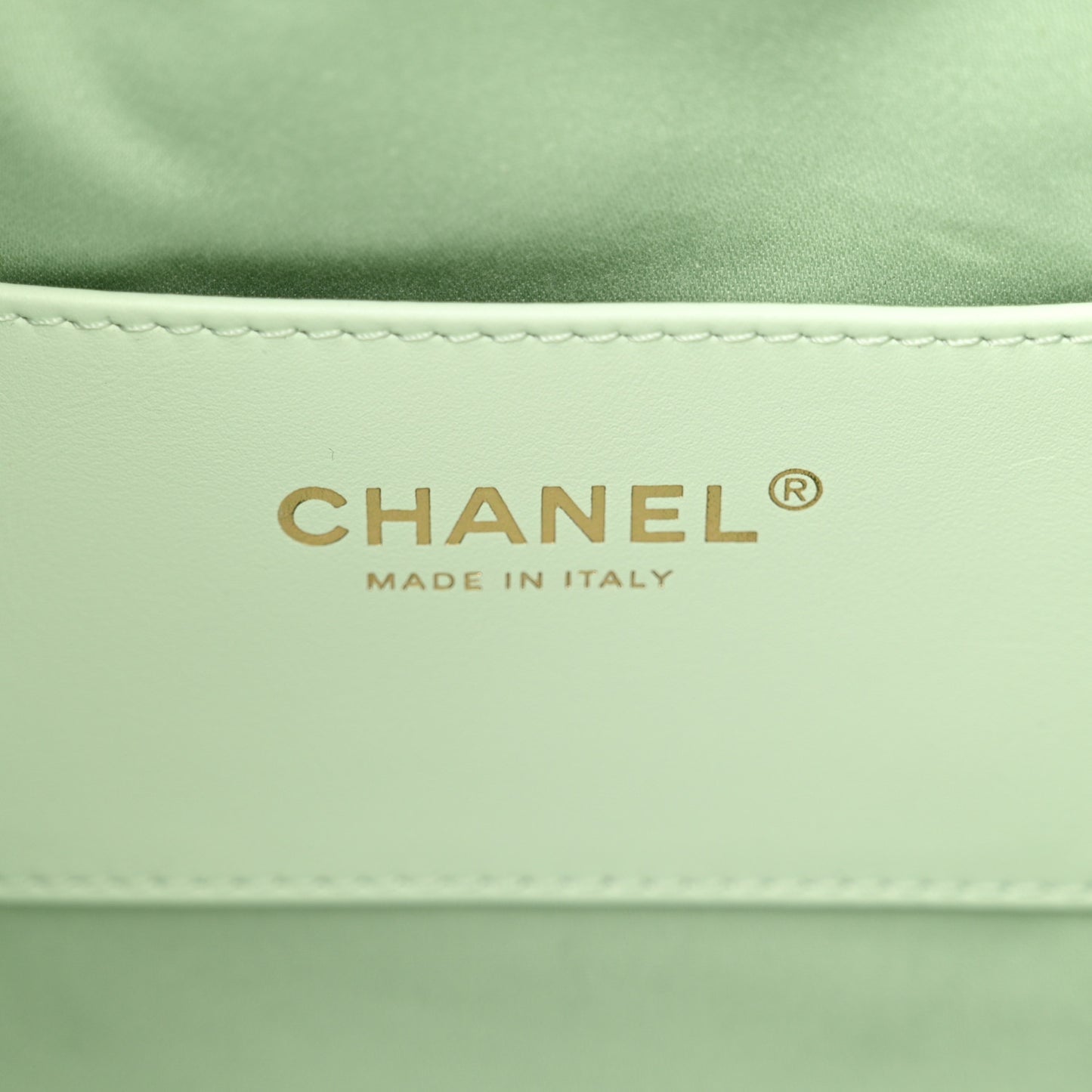 Caviar Quilted Small Chanel 25 Handbag Light Green