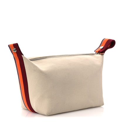 Hermes Cotton Canvas H Pavillon Large Bride-A-Brac Pouch Naturel 3 of 12