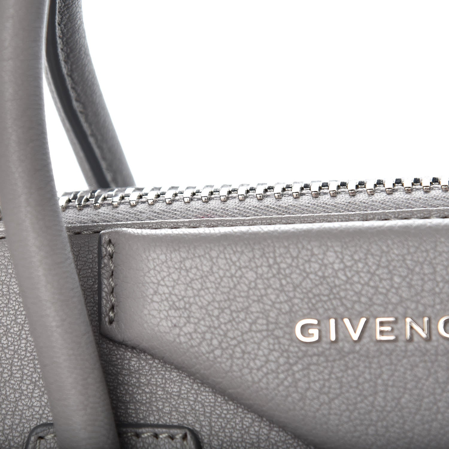 Givenchy Sugar Goatskin Small Antigona Pearl Grey 9 of 9