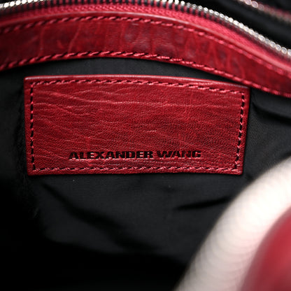 Alexander Wang Pebbled Lambskin Rocco Spice Silver Hardware 6 of 12