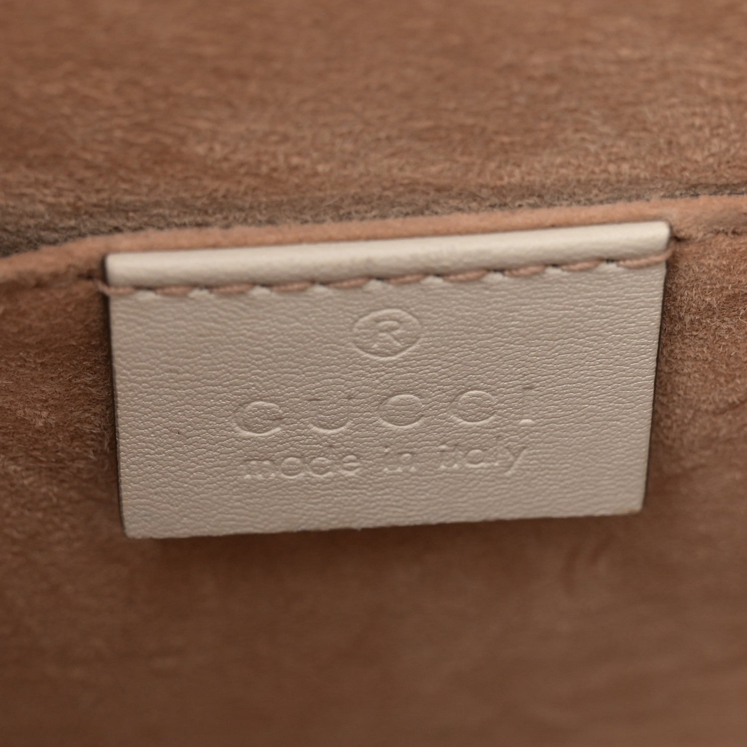 Gucci Calfskin Mini Sylvie Top Handle Bag White 6 of 15