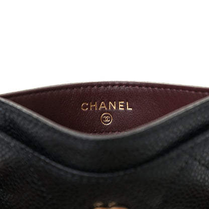 Chanel Caviar Quilted Card Holder Black 6 of 7