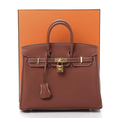 Hermes Togo Birkin 25 Sienne 12 of 12