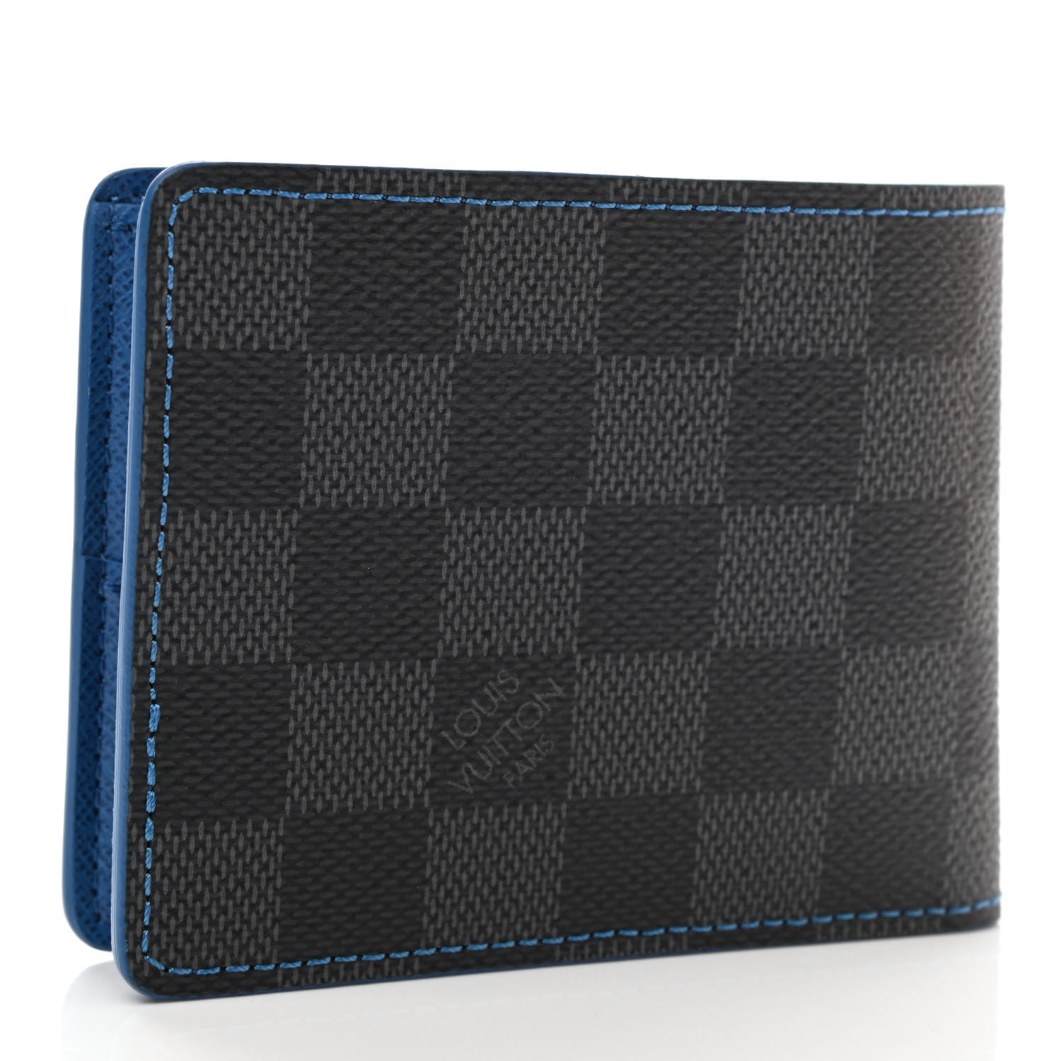 Louis Vuitton Damier Graphite Slender Wallet Blue 3 of 7