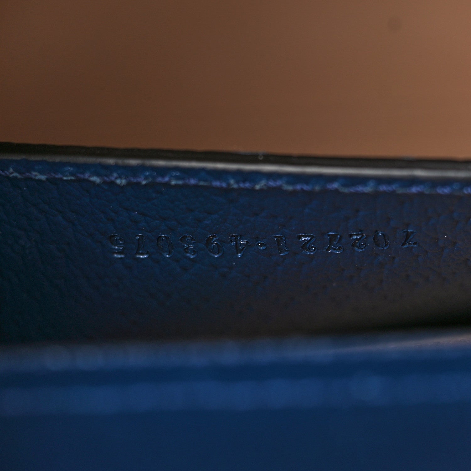 Gucci Textured Dollar Calfskin Web Small Diana Tote Bag Royal Crop 6 of 10