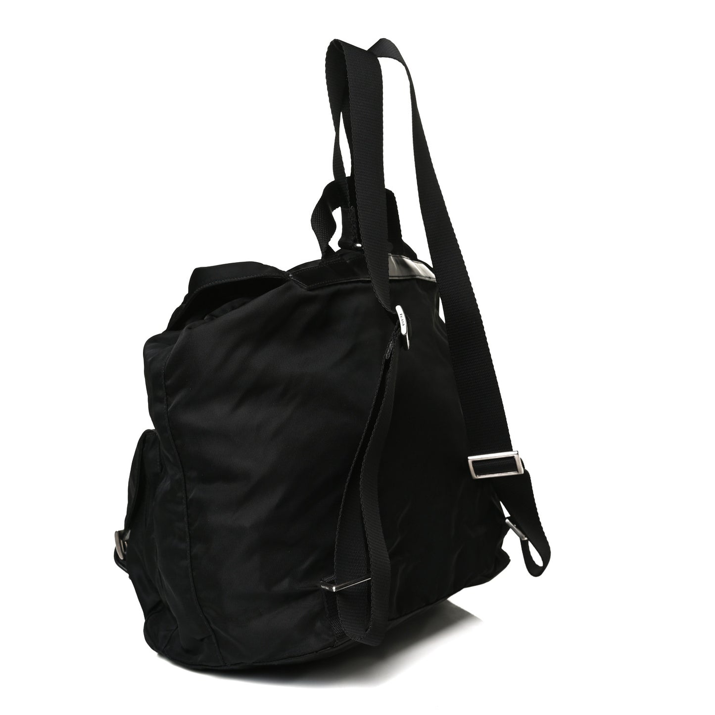 Nylon Vela Small Backpack Black
