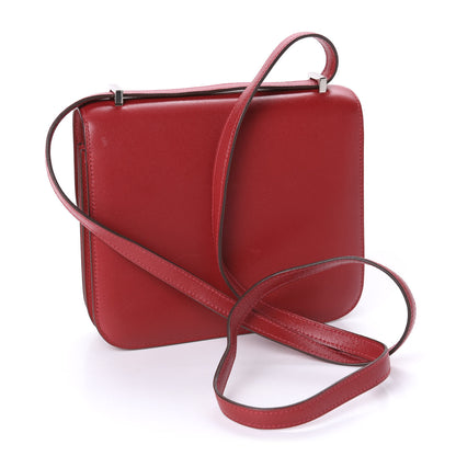 Hermes Tadelakt Constance 18 Rouge Vif 3 of 22