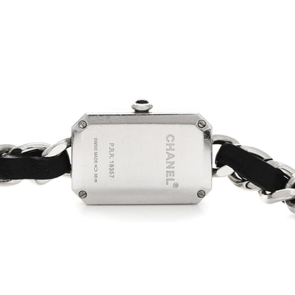 Chanel Stainless Steel Lambskin 16mm Premiere Rock Triple Row Quartz Watch Black 4 of 5