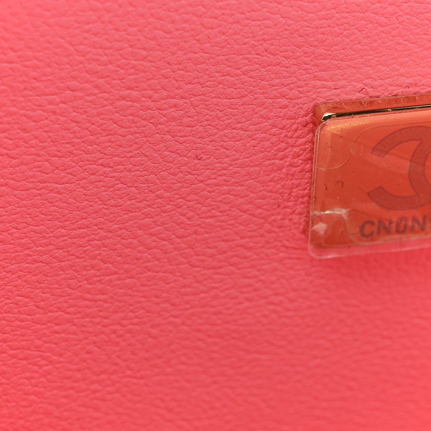 Lambskin Quilted CC In Love Heart Bag Pink