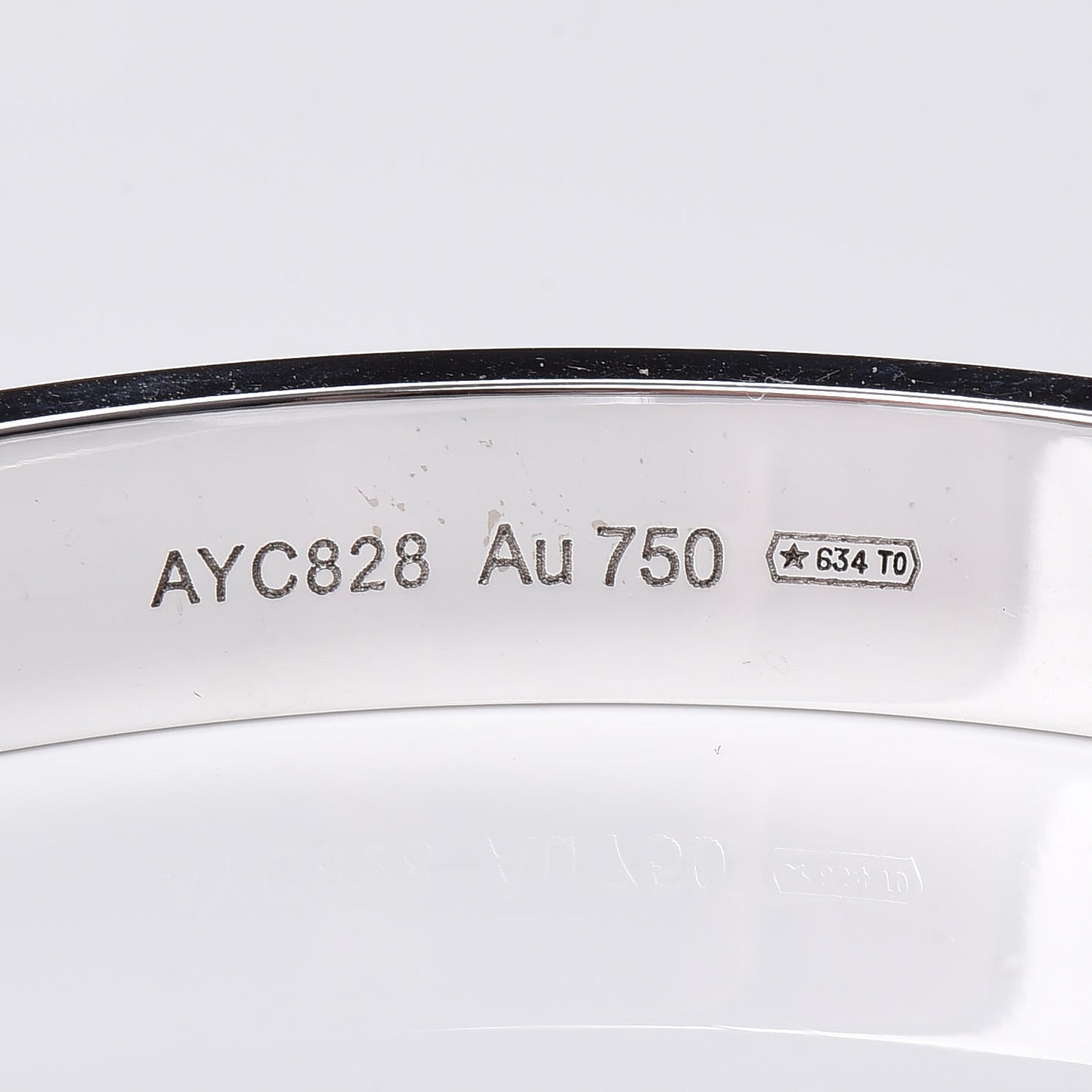 18K White Gold LOVE Bracelet 18