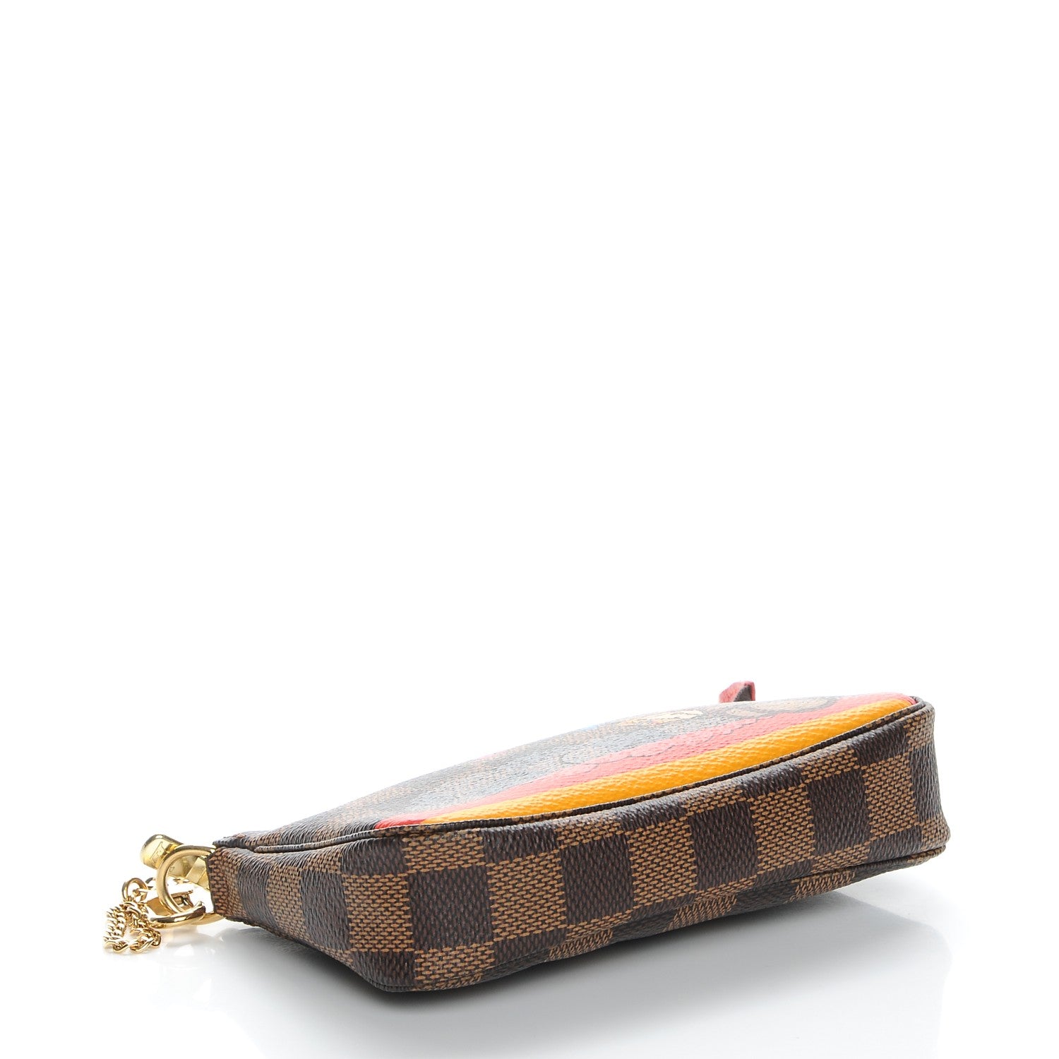 Louis Vuitton Damier Ebene 2015 Christmas Animation Mini Pochette Accessories 4 of 7