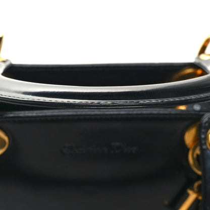 Christian Dior Glazed Calfskin Medium Lady Dior Black 15 of 15