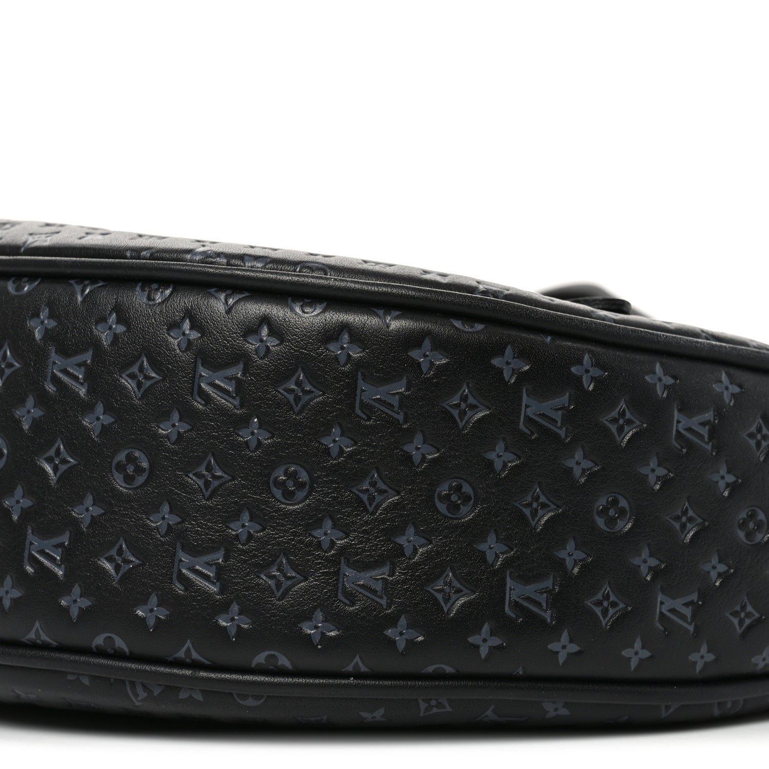 Louis Vuitton Calfskin Embossed Monogram Loop Black 9 of 9