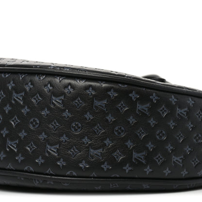 Louis Vuitton Calfskin Embossed Monogram Loop Black 9 of 9