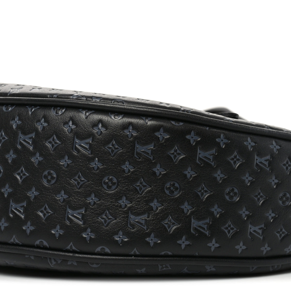Louis Vuitton Calfskin Embossed Monogram Loop Black 9 of 9