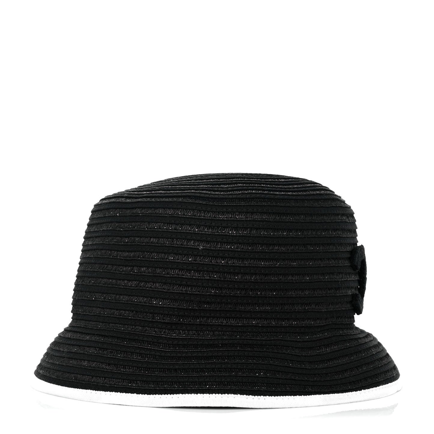 Cotton Viscose CC Bucket Hat L Black White