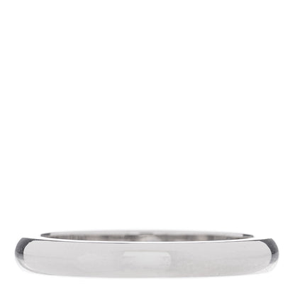 Tiffany Platinum Diamond Elsa Peretti Band Ring 50 5.5 1 of 4