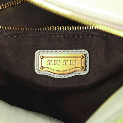 Miu Miu Vitello Bow Bag Nube 10 of 16