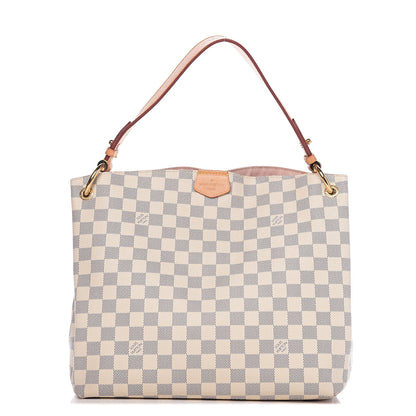 Louis Vuitton Damier Azur Graceful PM Rose Ballerine 1 of 10
