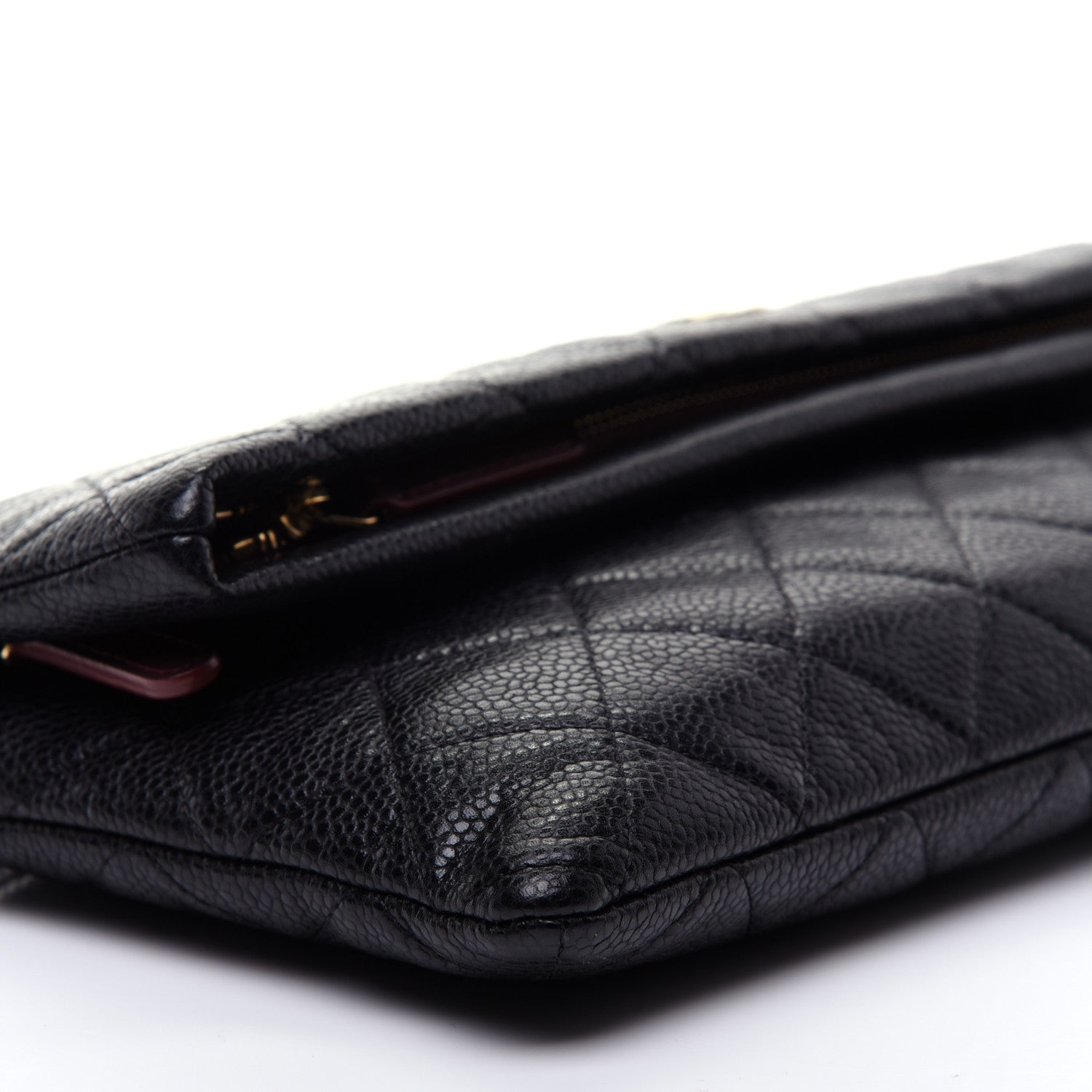 Chanel Caviar Quilted CC Beauty Clutch Black 6 of 11