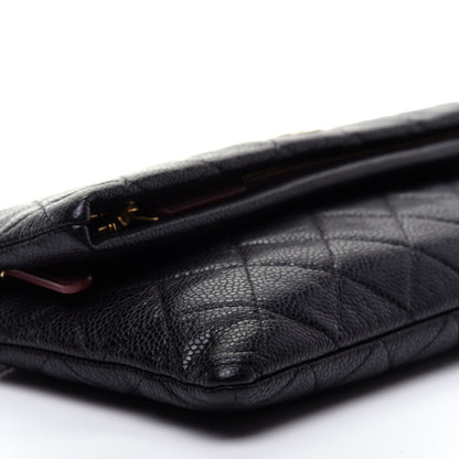 Chanel Caviar Quilted CC Beauty Clutch Black 6 of 11