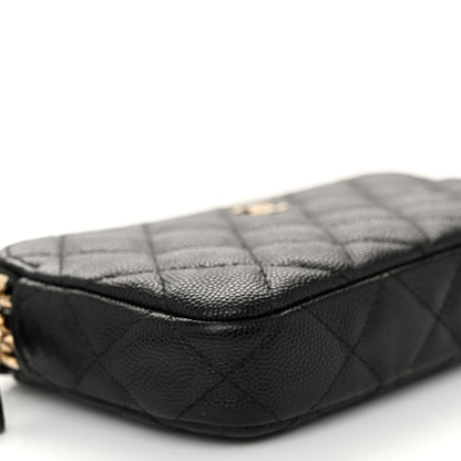 Chanel Caviar Quilted Small Clutch With Chain Black 11 of 13