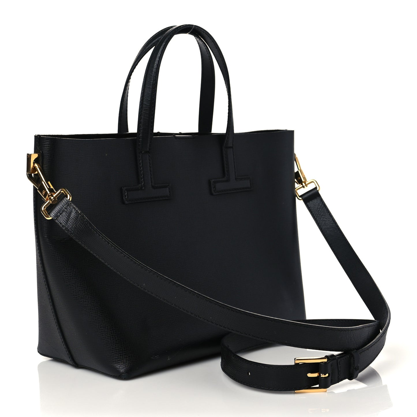 Saffiano Mini T Tote Black