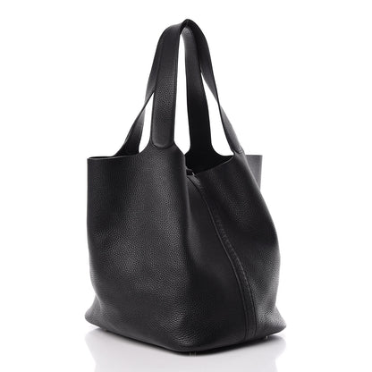 Hermes Taurillon Clemence Picotin Lock TGM Black 3 of 10