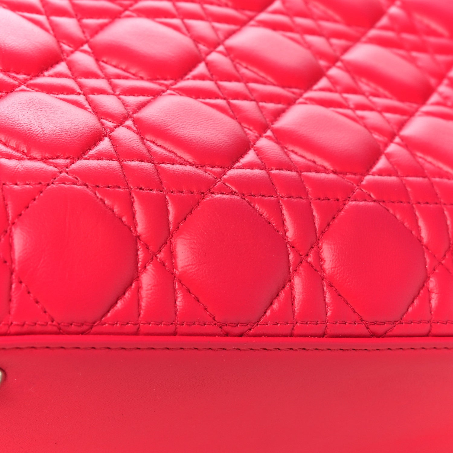 Christian Dior Lambskin Cannage Medium Lady Dior Pink 21 of 25