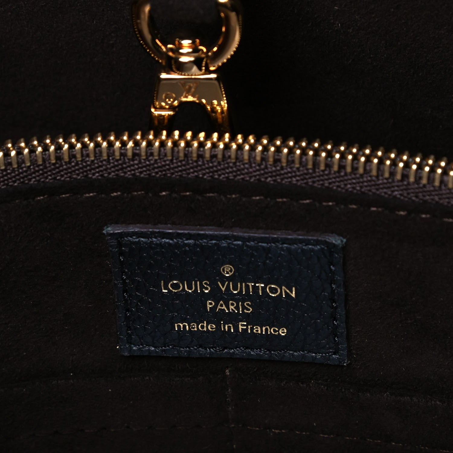 Louis Vuitton Calfskin Monogram Kimono Tote Black 6 of 9